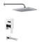 Tub and Shower Faucet Set with Rain Shower Head